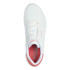Chaussures Skechers Uno - Pop Back Femme Blanc Durabuck/ Corail