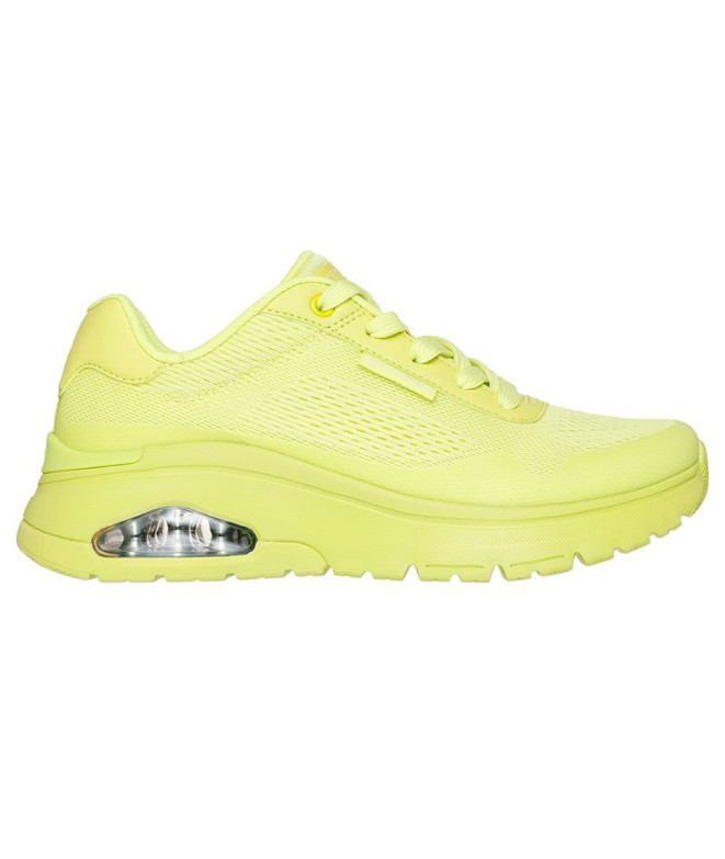 Sapatilhas Skechers Uno Flex - Spring On Mulher Lima Hot Melt/