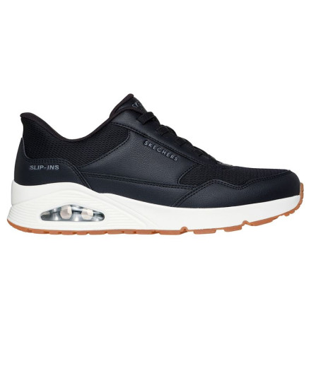 Zapatillas Skechers Slip Ins Uno - Banksia Hombre Negro