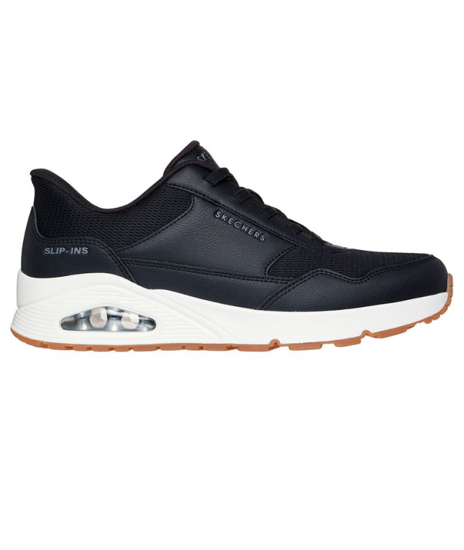 Sapatilhas Skechers Slip Ins Uno - Banksia Homem Preto