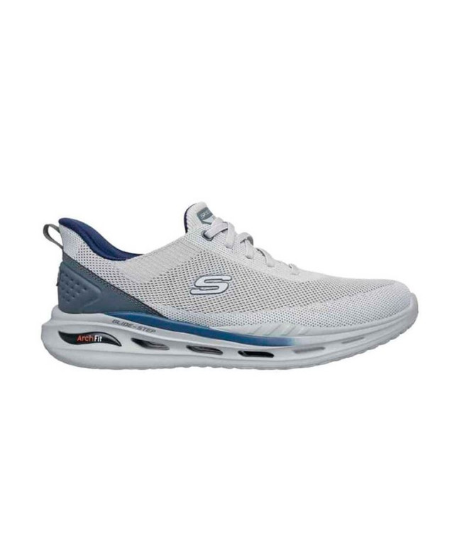 Zapatillas Skechers Slip-Ins Relaxed Arch Fit Orvan Hombre Gris