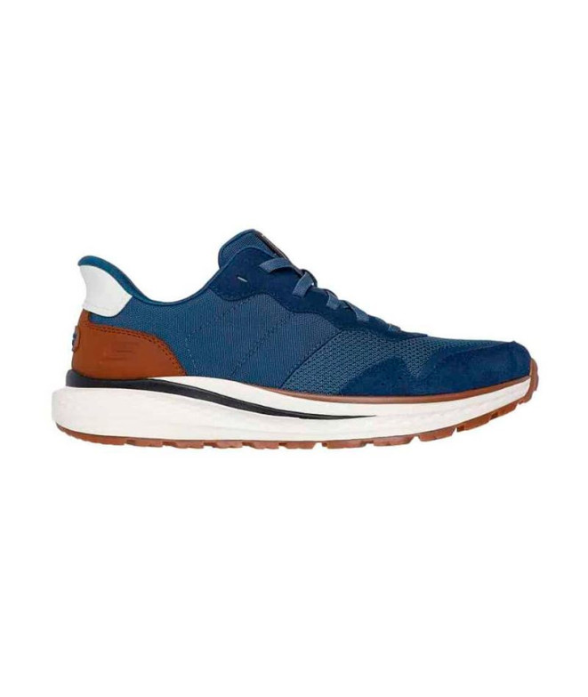 Zapatillas Skechers Slade Ultra-Mercer Hombre Azul Leather