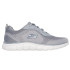 Chaussures Skechers Track - Glendor Homme Gris Knit/Pu