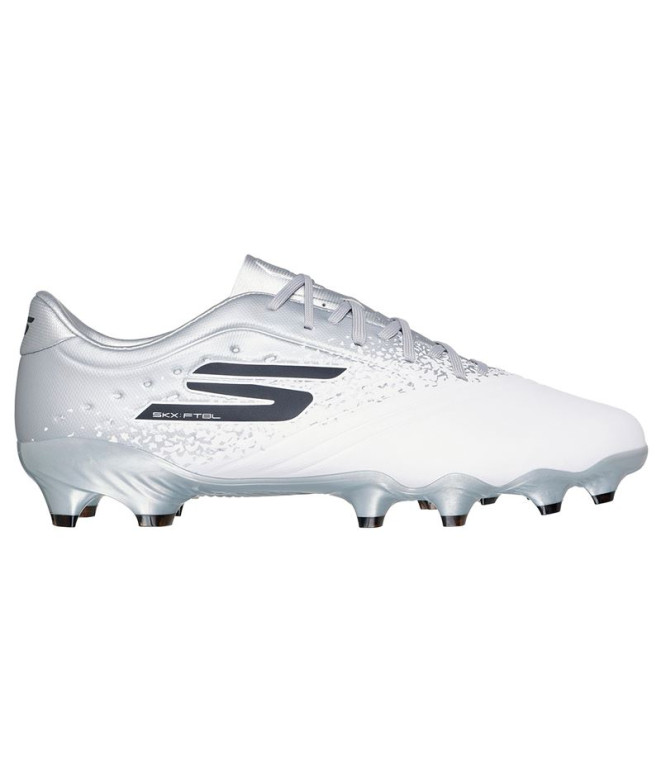 Botas de Futebol Skechers Razor 1,5 FG Branco/Prata