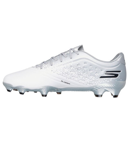 Bottes de Football Skechers Razor 1,5 FG Blanc/Argent 2