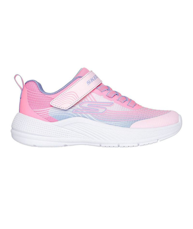 Chaussures Skechers Microspec Advance Rose/Lavande Fille