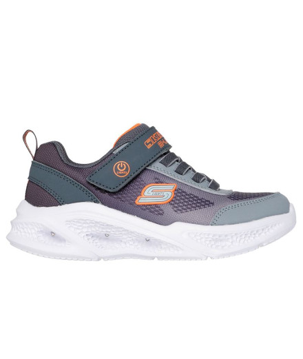 Zapatillas Skechers Meteor-Ligh Niño Charcoal & Gris