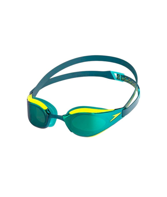 Óculos de natação Speedo Fastskin Elite Mirror Amarelo/Aço