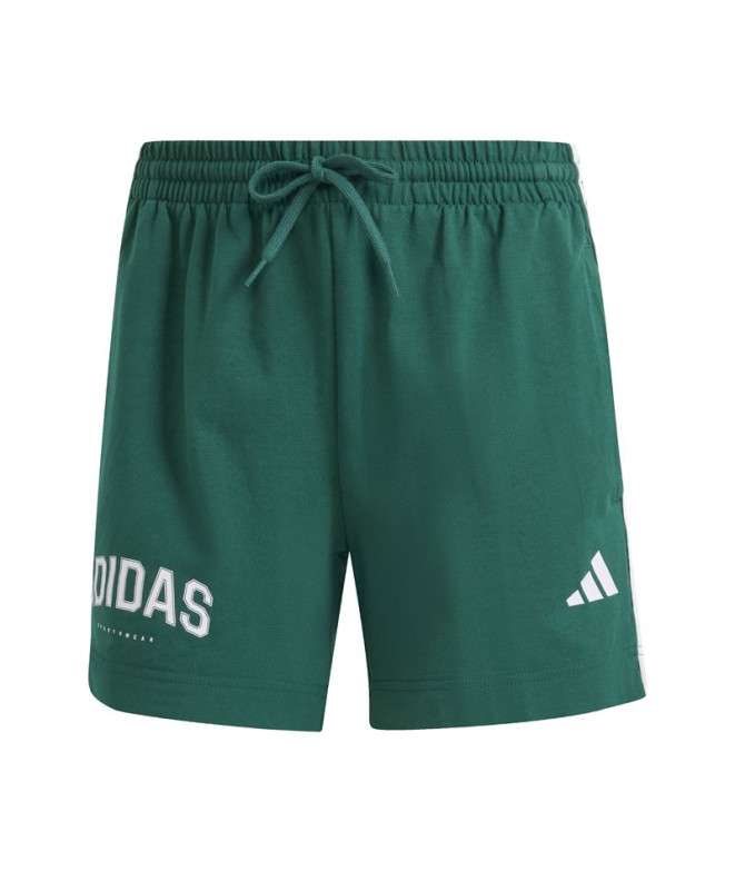 Pantalons adidas 3Bandas Sho Femme Vert Foncé