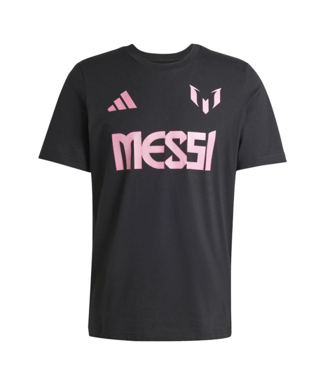 Camiseta de Futebol adidas Messi N&N G Homem Preto