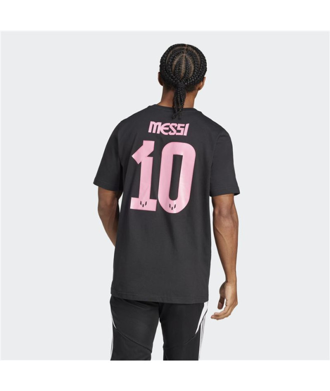 Camiseta de Fútbol adidas Messi N&N G Hombre Negro
