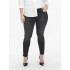 Calça Only Carwilly Reg Ank Skinny Jeans Preto Noos Mulher Preto