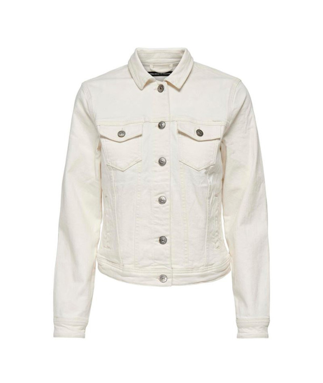 Chaqueta Only Onltia Dnm Col Pim Ecru Mujer