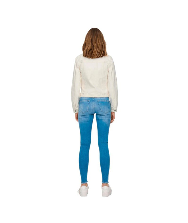 Chaqueta Only Onltia Dnm Col Pim Ecru Mujer