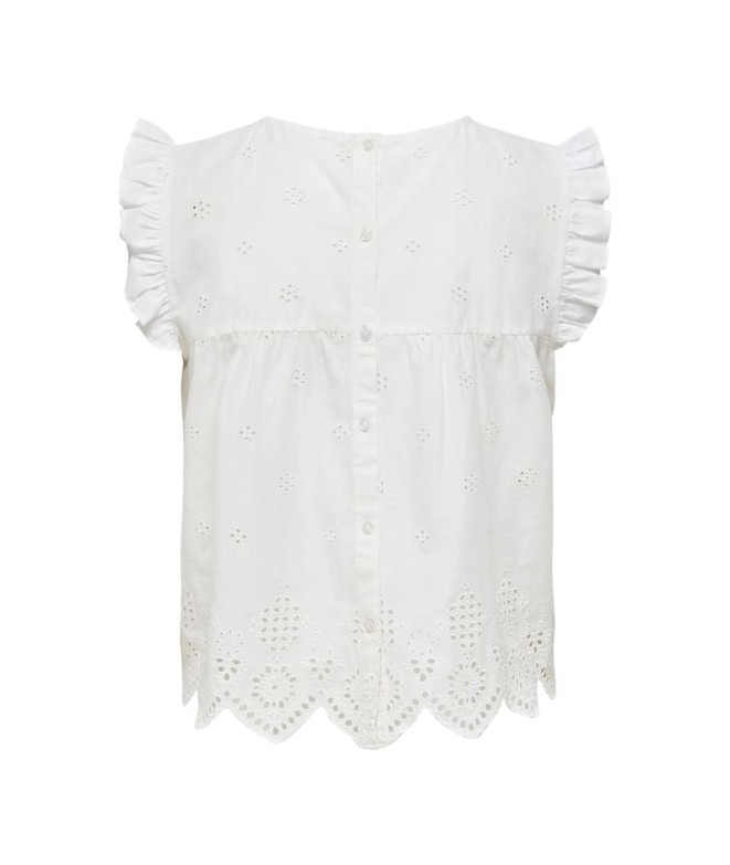 Camiseta Only Onlsilla Life S/L Frill Noos...