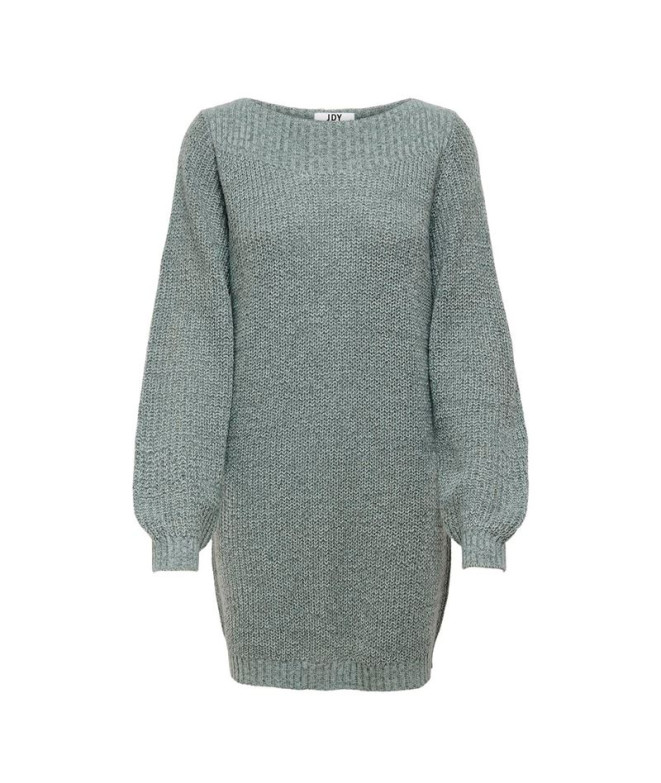 Vestido Only Jdywhitney Megan L/S Boat Knt Noos Abyss Detail:W Black Mujer