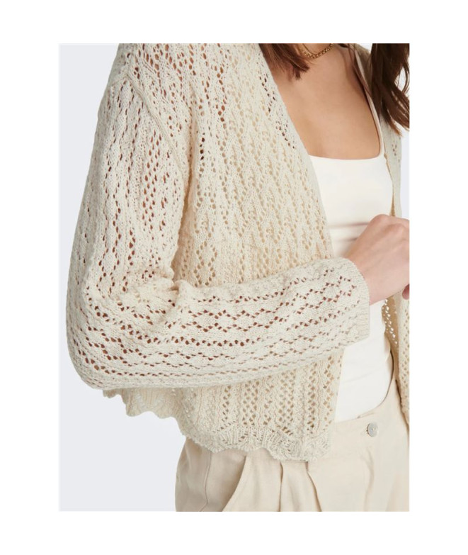 Chaqueta Only Onlnola 7/8 Life Open Knt Noos...