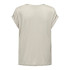 Camiseta Only Onllieke S/S Satin Mix Noos Mulher Dove