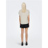 Camiseta Only Onllieke S/S Satin Mix Noos Mulher Dove