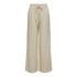 Pantalón Only Jdysay Hw Linen Wide Noos Mujer Oatmeal