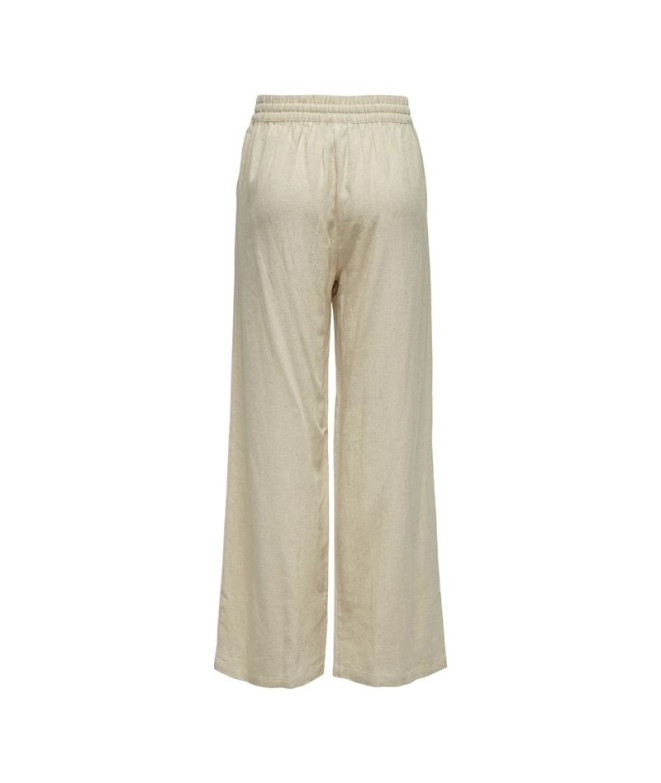 Pantalón Only Jdysay Hw Linen Wide Noos Mujer...