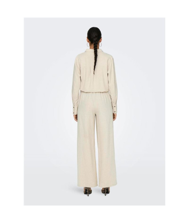 Pantalón Only Jdysay Hw Linen Wide Noos Mujer...