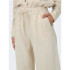 Pantalón Only Jdysay Hw Linen Wide Noos Mujer Oatmeal