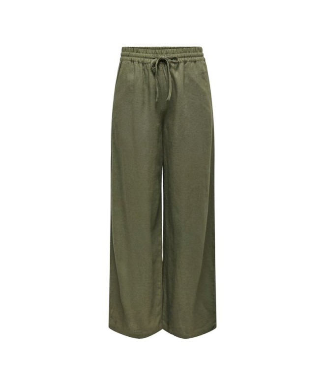 Pantalón Only Jdysay Hw Linen Wide Noos Mujer Kalamata