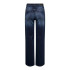 Calça Only Onlmadison Blush Hw Wide Dnm Rea081 Noos Mulher Azul Escuro Denim