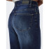 Calça Only Onlmadison Blush Hw Wide Dnm Rea081 Noos Mulher Azul Escuro Denim