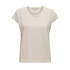 Camiseta Only Onlclaudia S/S Glitter Noos Mulher Cloud Dancer