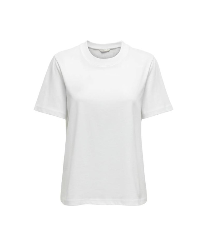 Camiseta Only Onlmonja S/S Noos Mulher Branco