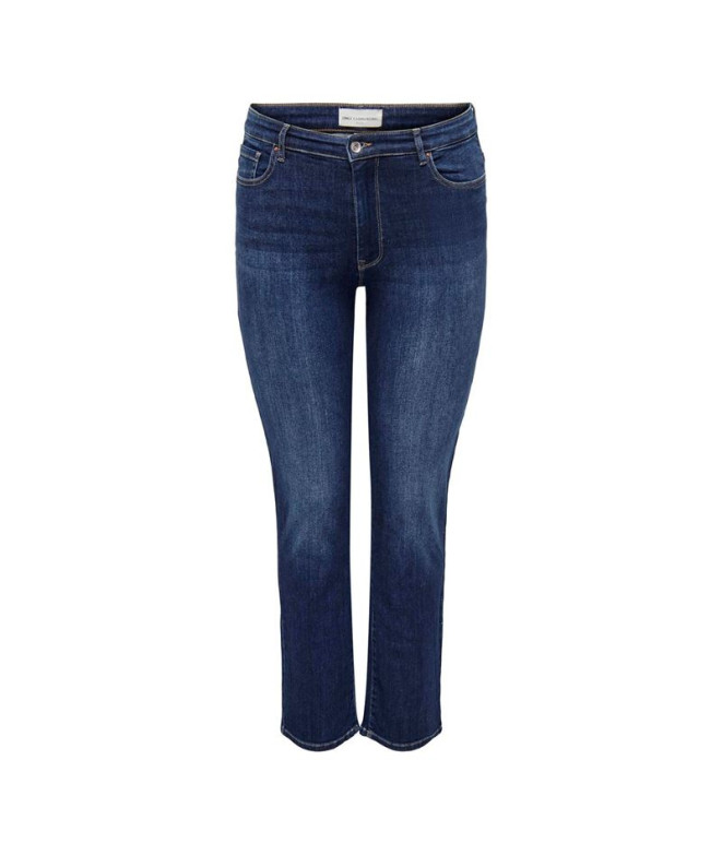 Pantalón Only Carsui Mid Slim Dnm Rea285 Noos Dark Blue Denim Mujer