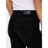 Calça Only Onlblush Mid Straight Dnm Rea2343 Noos Mulher Preto Denim