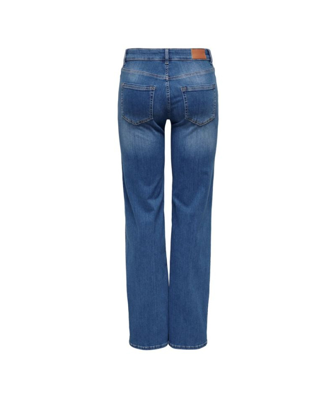 Pantalón Only Onlblush Mid Straight Dnm...