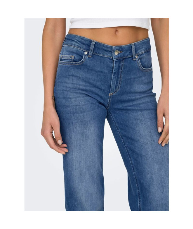 Pantalón Only Onlblush Mid Straight Dnm...