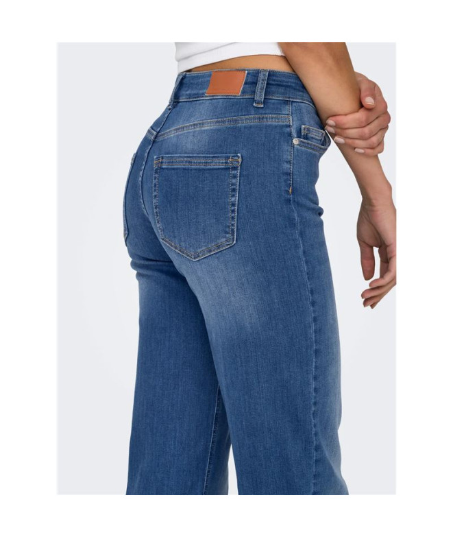 Pantalón Only Onlblush Mid Straight Dnm...