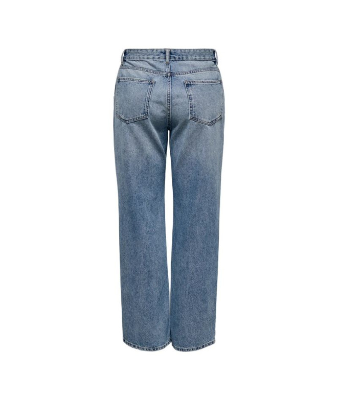 Pantalón Only Onlella Mw Straight Tai519 Dnm...
