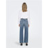 Pantalón Only Onlella Mw Straight Tai519 Dnm Noos Mujer Medium Azul Denim