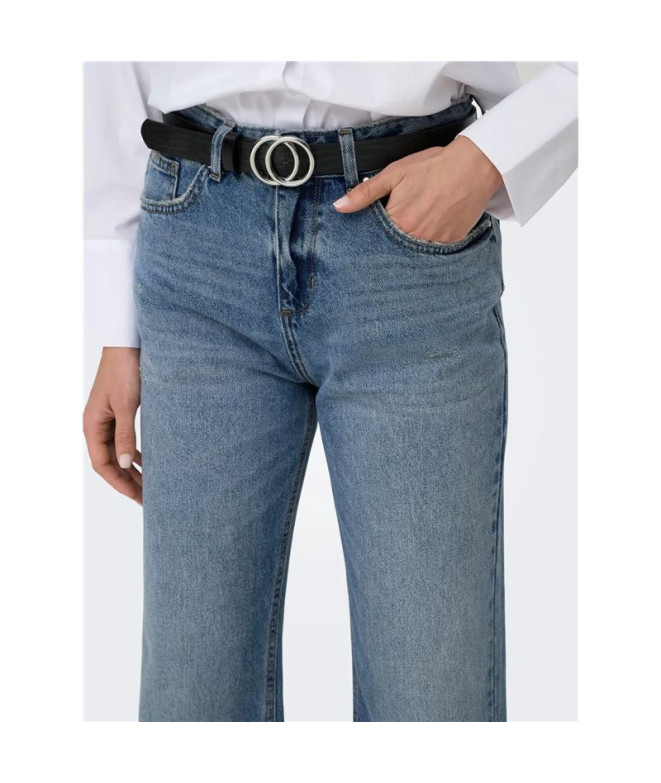Pantalón Only Onlella Mw Straight Tai519 Dnm...
