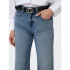 Pantalón Only Onlella Mw Straight Tai519 Dnm Noos Mujer Medium Azul Denim