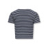 Camiseta Only Kognella Striped S/S O-Neck Noos Niña Night Sky