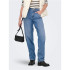 Pantalon Only Onllumi Mw Mom Straight Dnm Pim920 Noos Femme Medium Bleu Denim