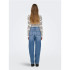Pantalón Only Onllumi Mw Mom Straight Dnm Pim920 Noos Mujer Medium Azul Denim