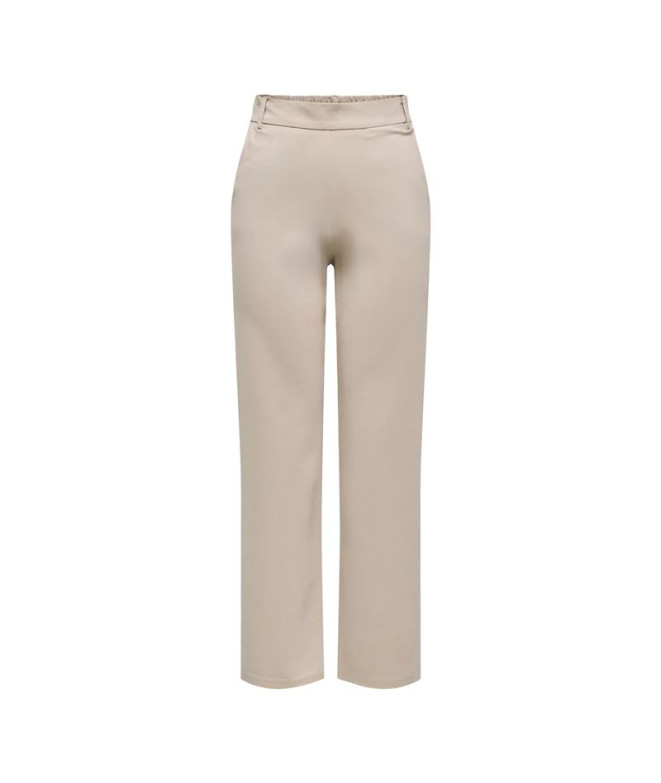 Pantalón Only Onlpoptrash Life Mw Straight Noos Mujer Pure Cashmere