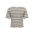 Sudadera Only Onlfie 2/4 Cc Knt Mujer Cloud Dancer Stripes