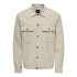 Camisa Only & Sons Onskennet Ls Linen Over Noos Hombre Silver Lining
