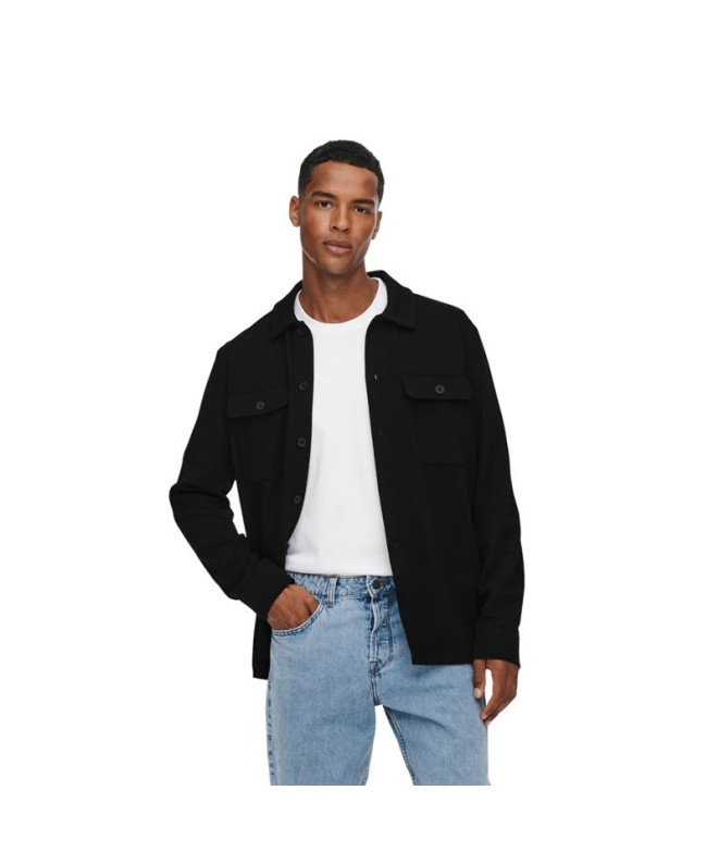 Chemise Only & Sons Onsnewkodyl Over Noos Noir...