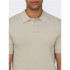 Polo Only & Sons Onswyler Life Reg 14 Ss Polo Knit Noos Homem Silver Lining