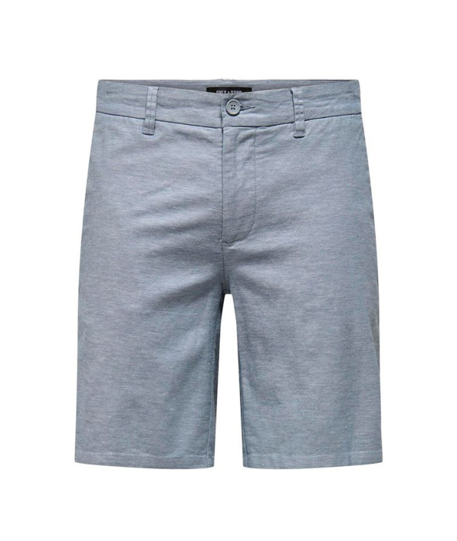 Pantalón Only & Sons Onsmark 0011 Cotton Linen Noos Flint Stone Hombre